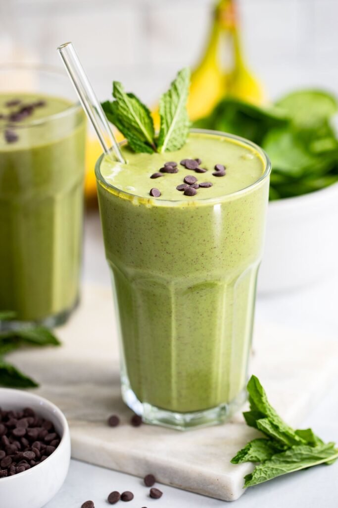 Wholesome Shamrock Shake | Dietitian Debbie Dishes