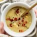 Creamy Potato Leek Soup with Bacon