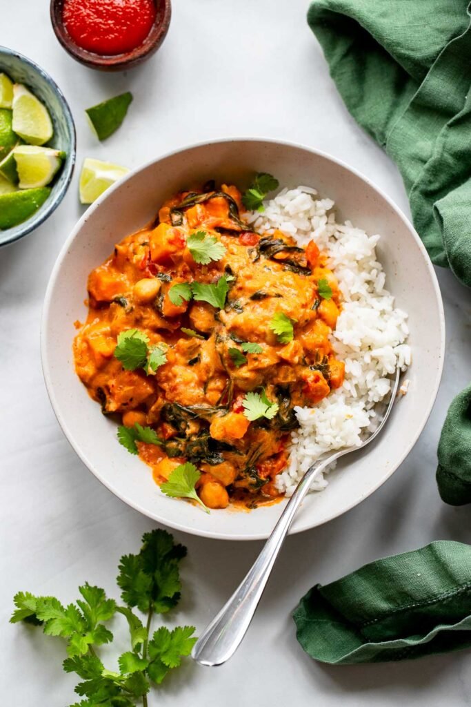 Candy Potato Peanut Curry | Dietitian Debbie Dishes