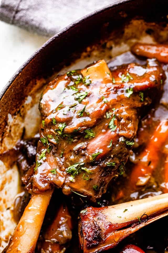 Braised Lamb Shanks Recipe | Diethood