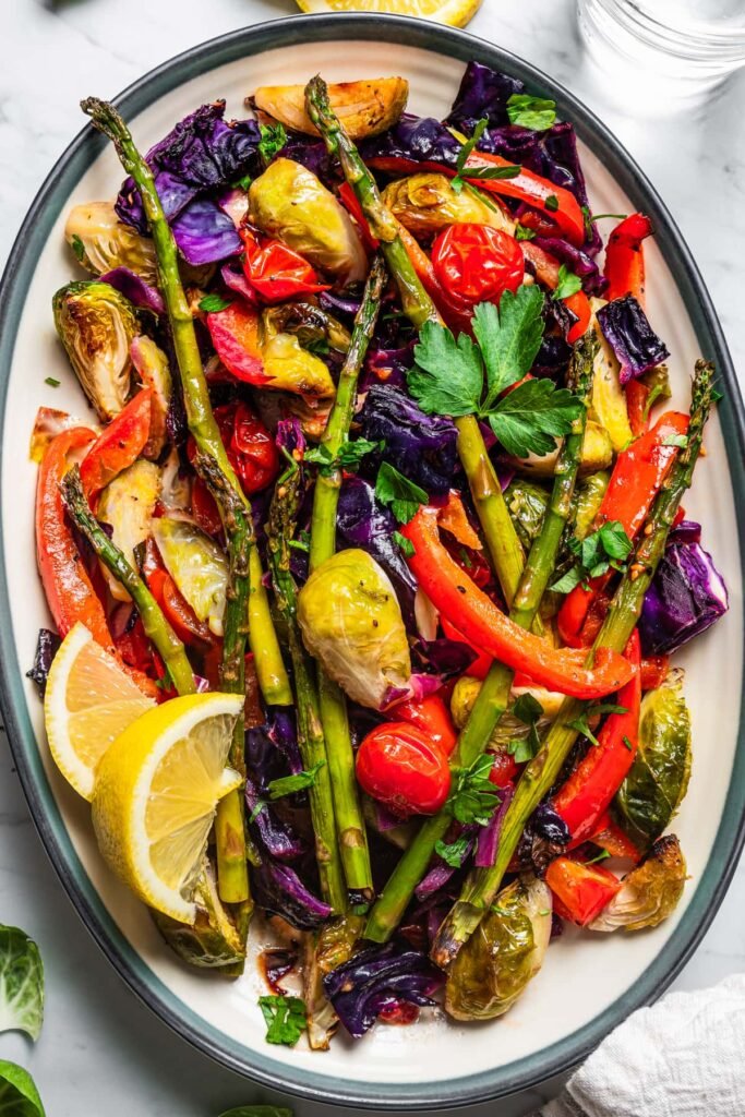 Roasted Vegetable Salad Recipe | Diethood