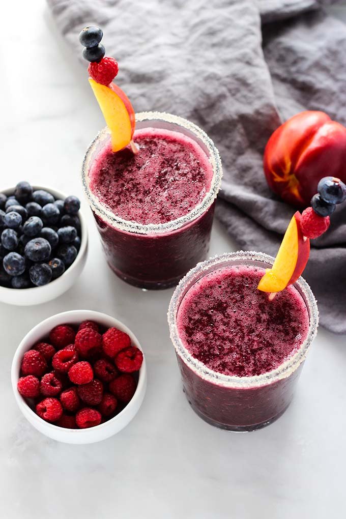 5-Minute Frozen Sangria | Dietitian Debbie Dishes