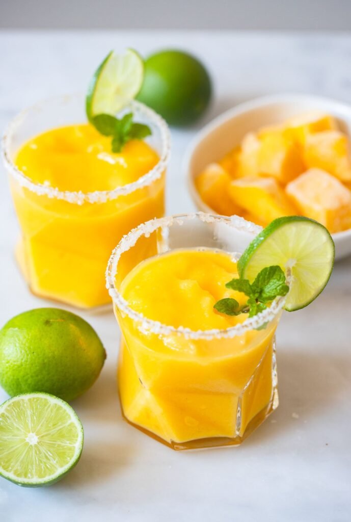 Frozen Mango Margarita | Dietitian Debbie Dishes